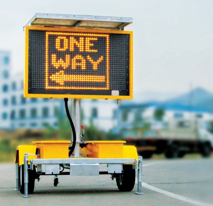 Large Amber VMS Board