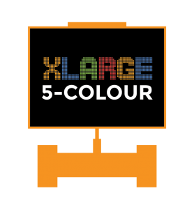 XLARGE 5-COLOUR-ANIMATION VMS Board Hire Gladstone
